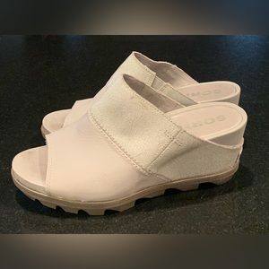 SALE! Sorel Joanie Slide Wedge Sandal, Size 10